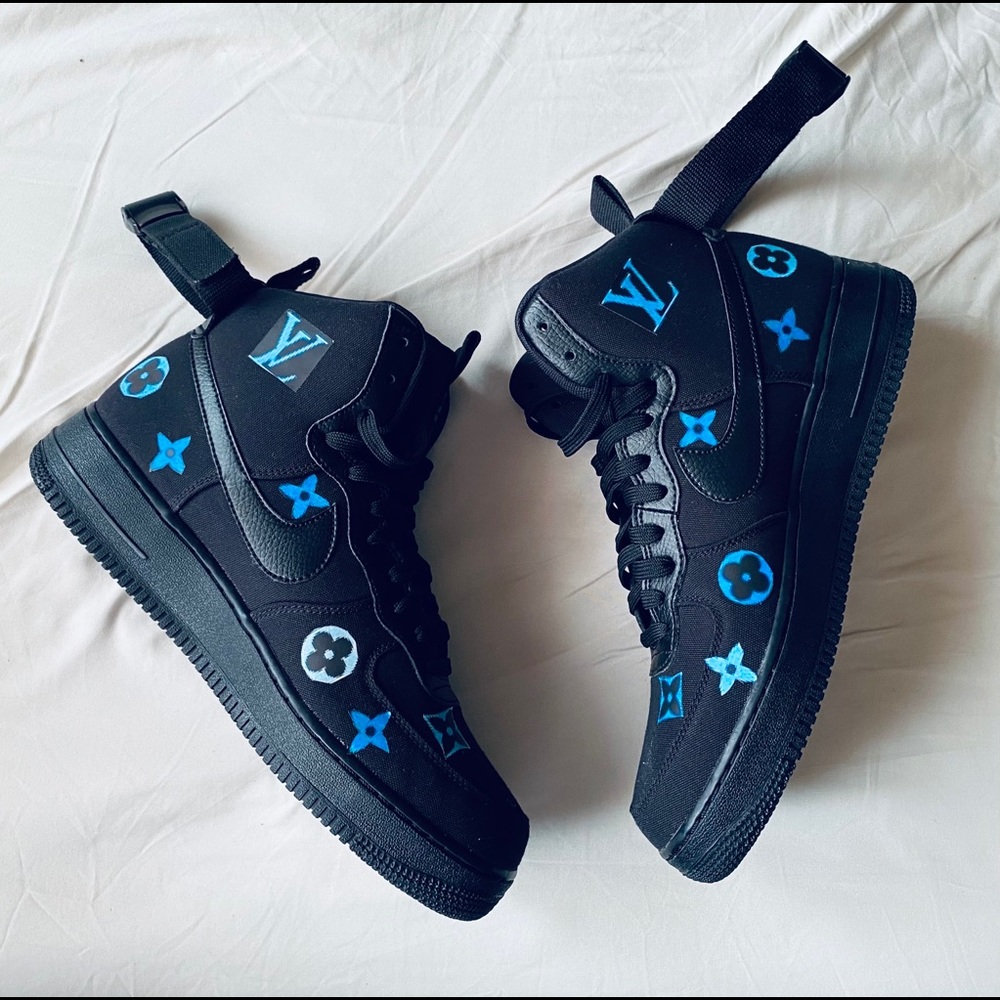 Customized Nike Air Force 1 Canvas High